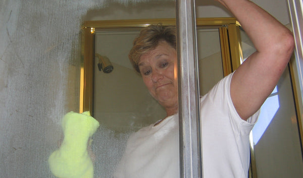 How to Clean White Spots off Shower Doors