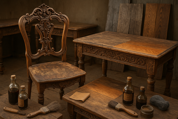 Wood Antique Cleaning and Restoration