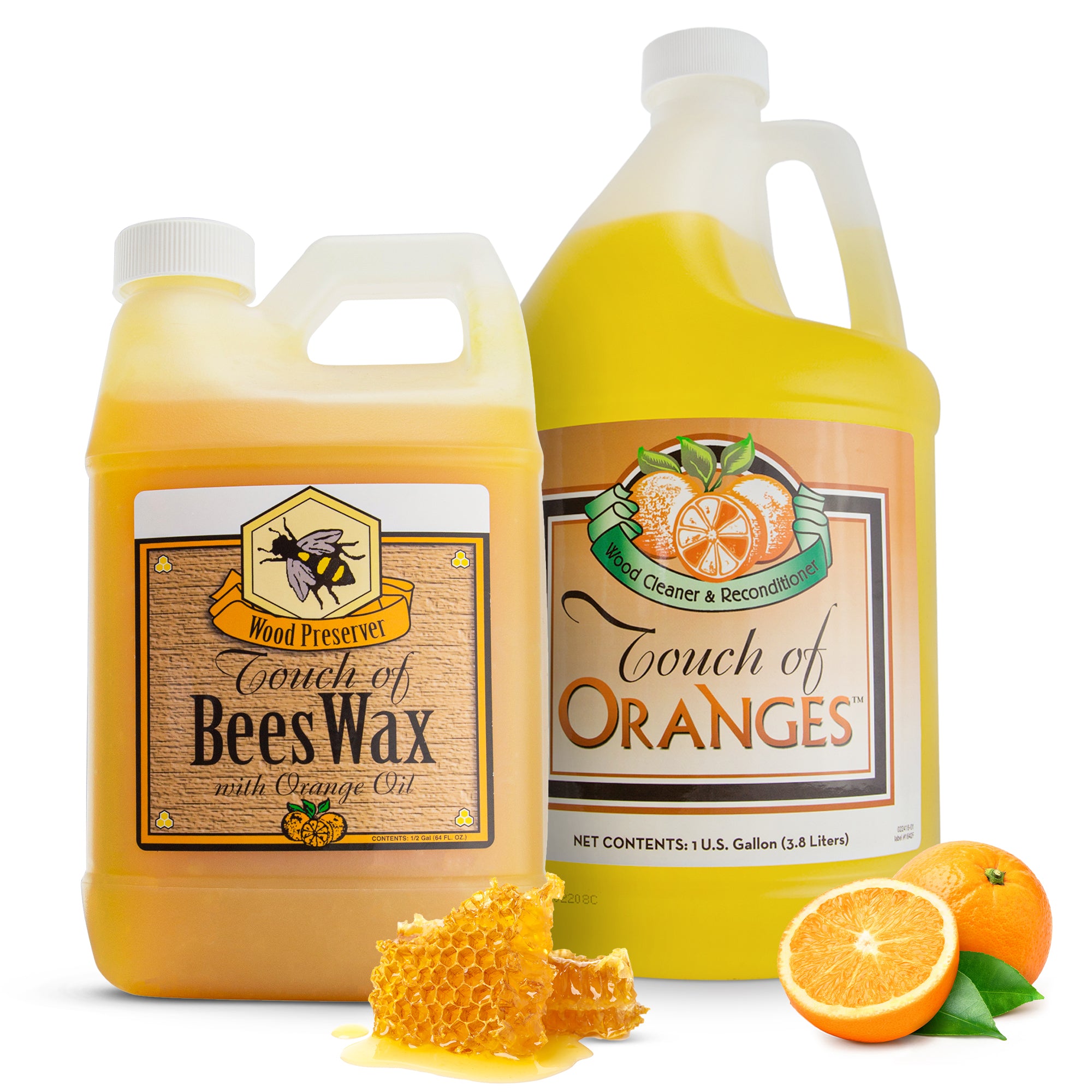 touch of oranges wood cleaner