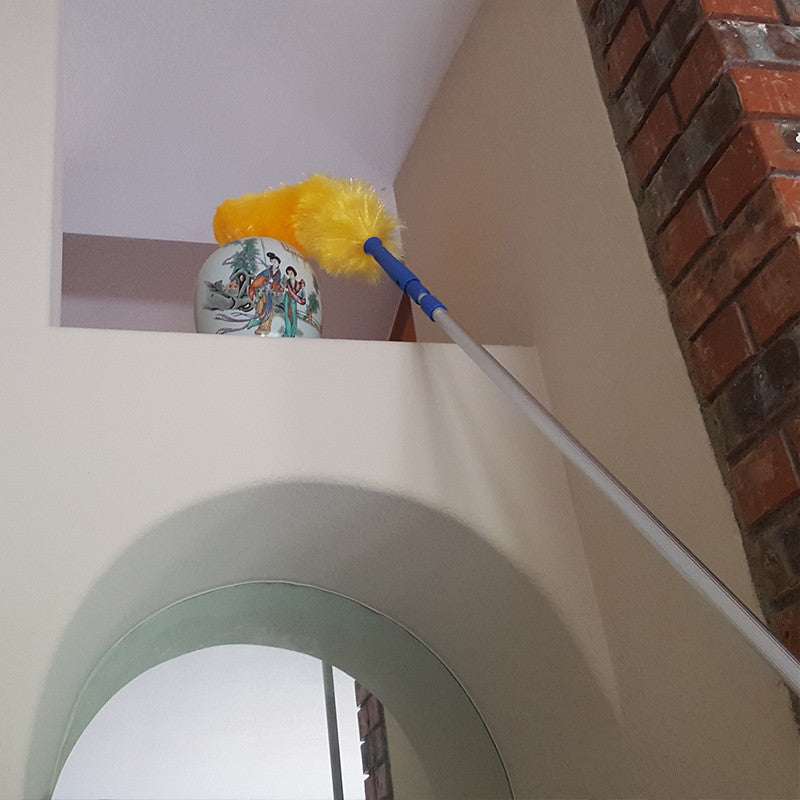 Dusting Rod Extension Rod for High Ceiling Dusting - 12ft. Telescoping Duster ...